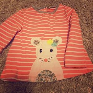 Mini boden girls appliqué top